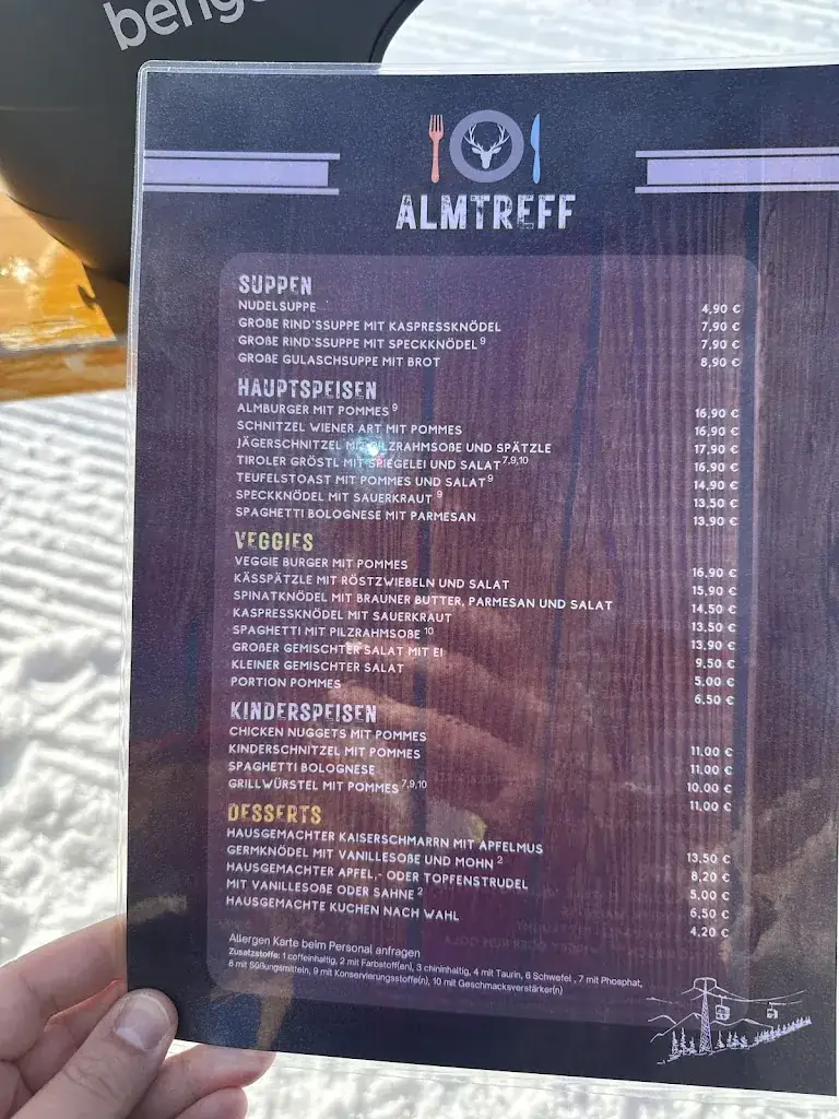 Menu_Skihütte Restaurant Almtreff_Lofer_image_3