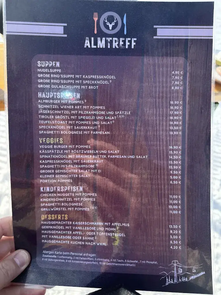 Menu_Skihütte Restaurant Almtreff_Lofer_image_4