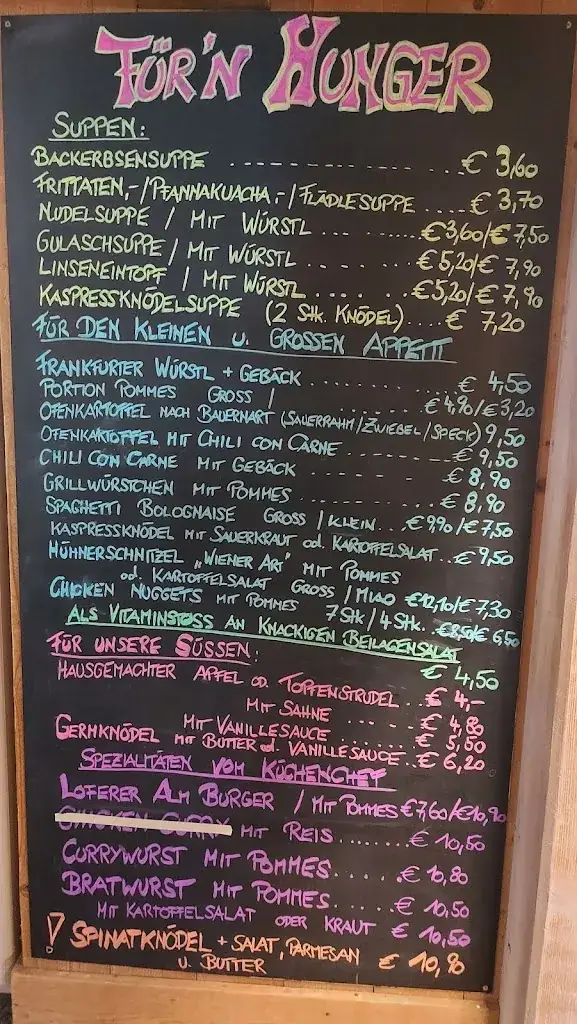 Menu_Berggasthof Schönblick_Lofer_immagine_1