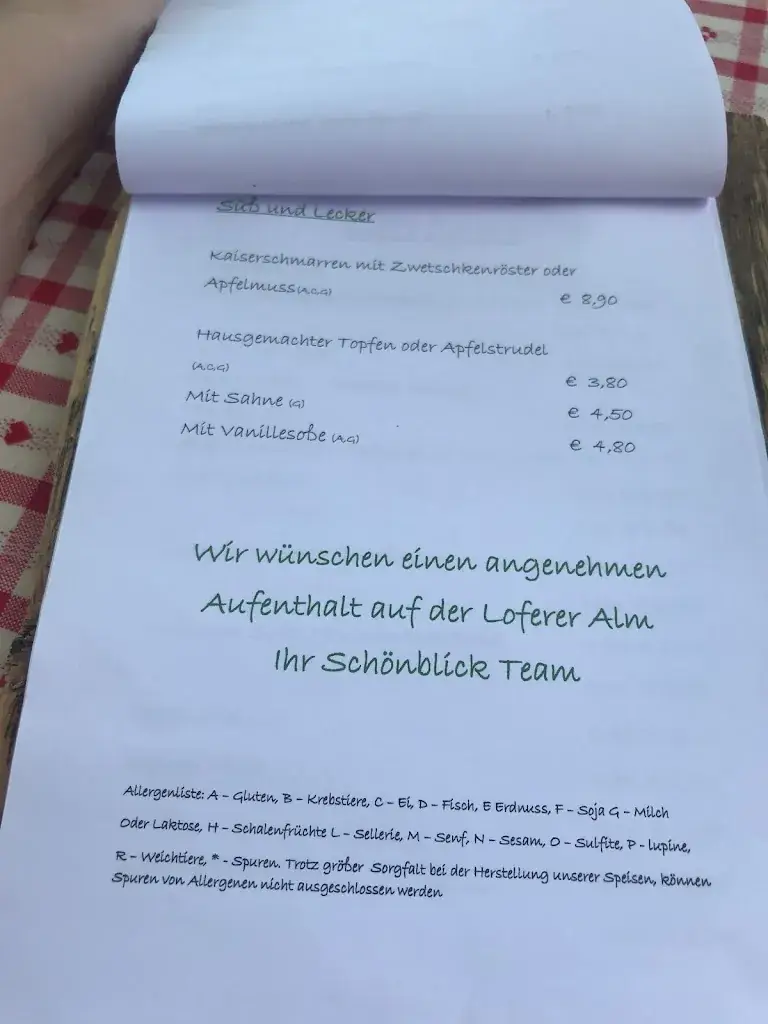 Menu_Berggasthof Schönblick_Lofer_immagine_3