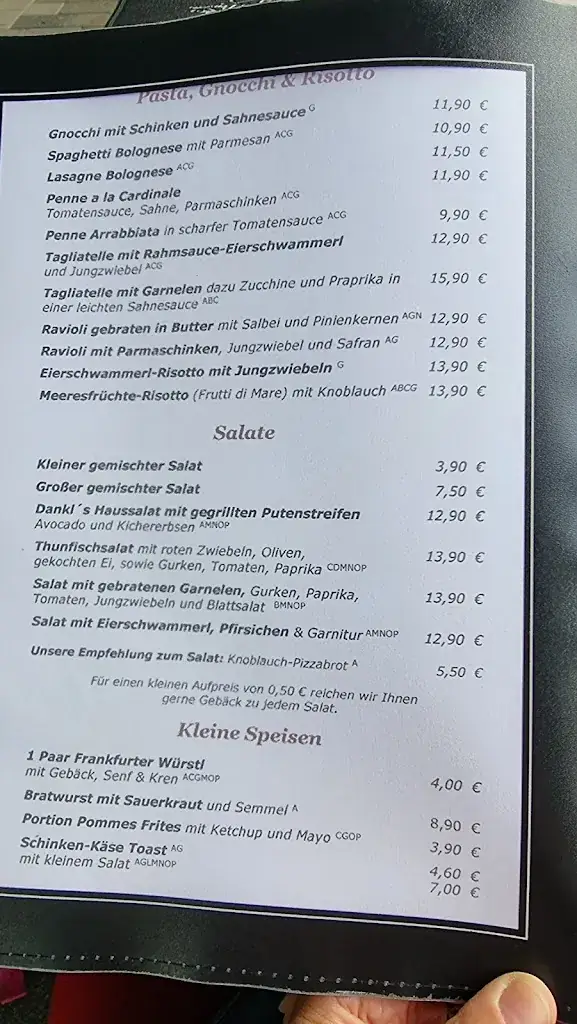 Menu_Cafe Konditorei Dankl Hotel & Restaurant_Lofer_image_4