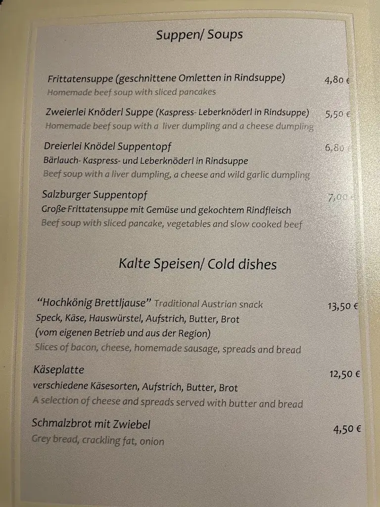 Menu_Gasthaus /Jausenstation Pauss Bauer_Mühlbach am Hochkönig_immagine_3