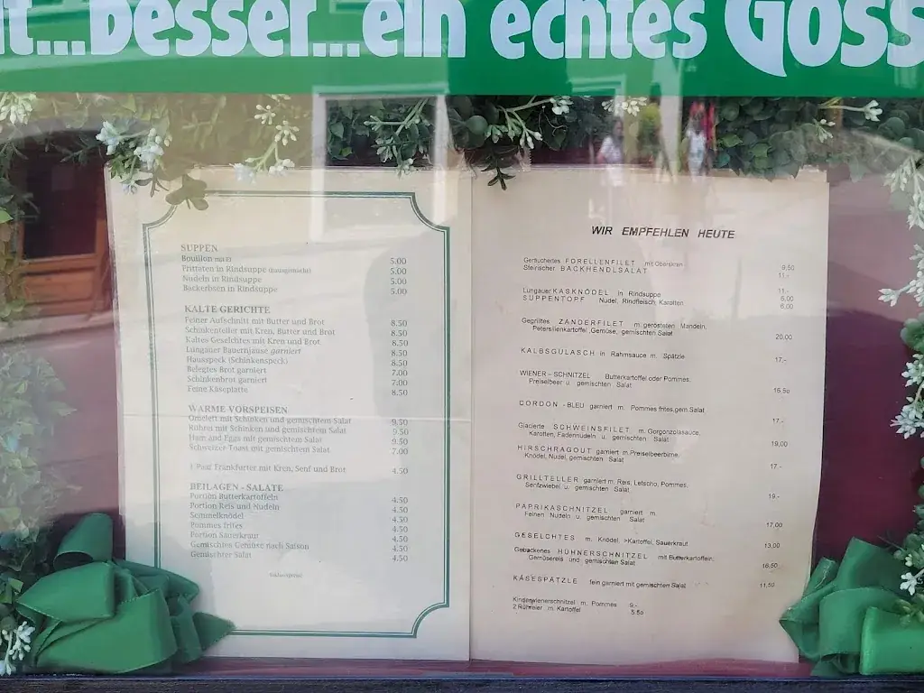 Menu_Gasthof Brunnerwirt_Mauterndorf_immagine_1