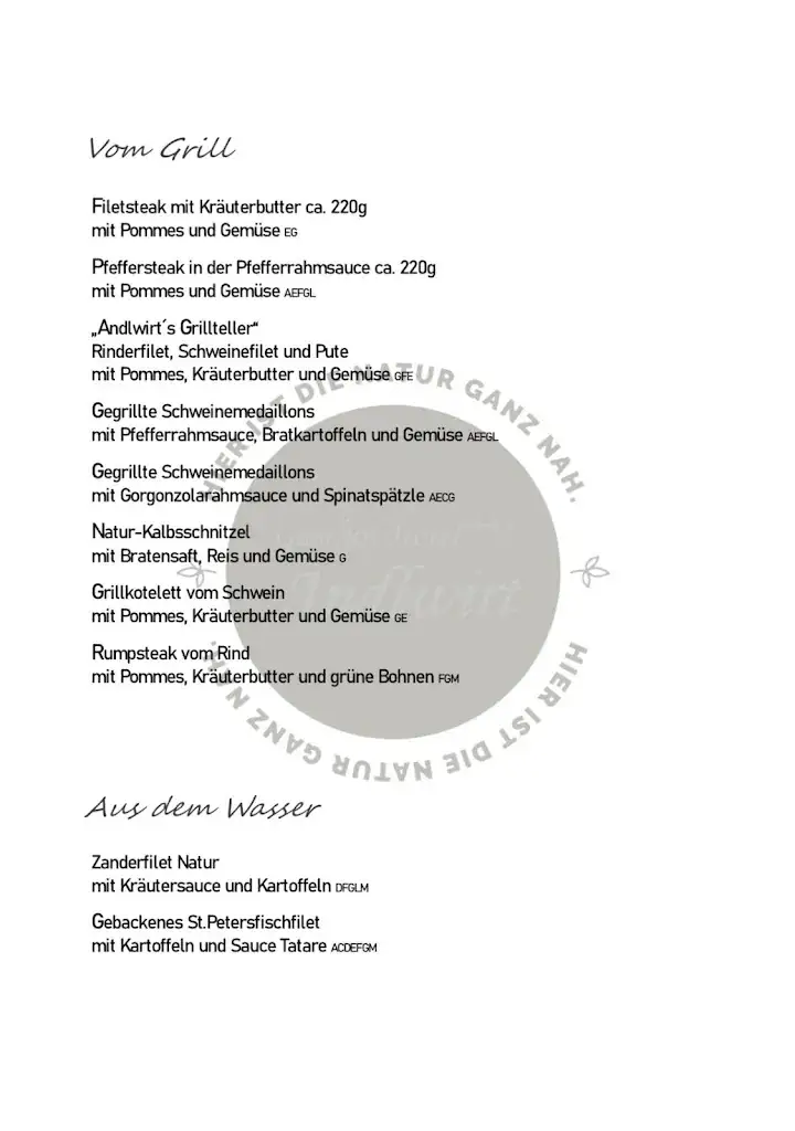 Menu_Gastof Hotel Andlwirt_Mariapfarr_immagine_1