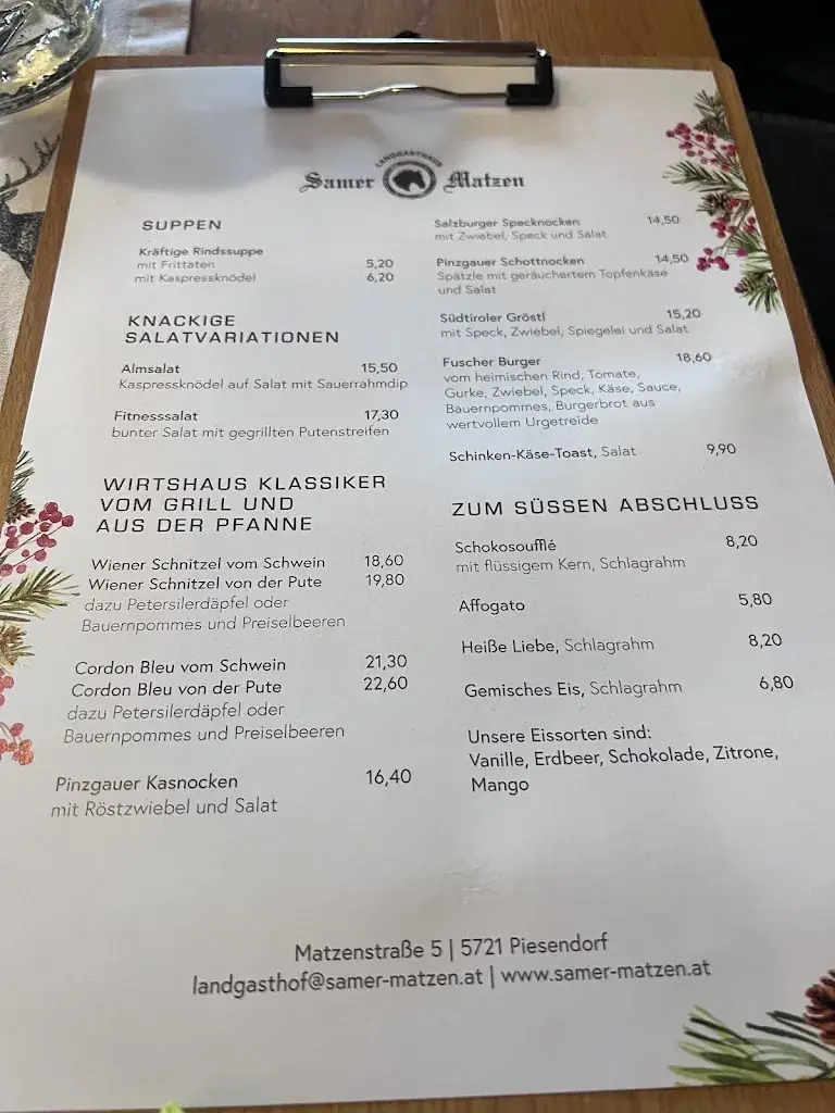 Menu_Guesthouse Matzen_Piesendorf_image_1