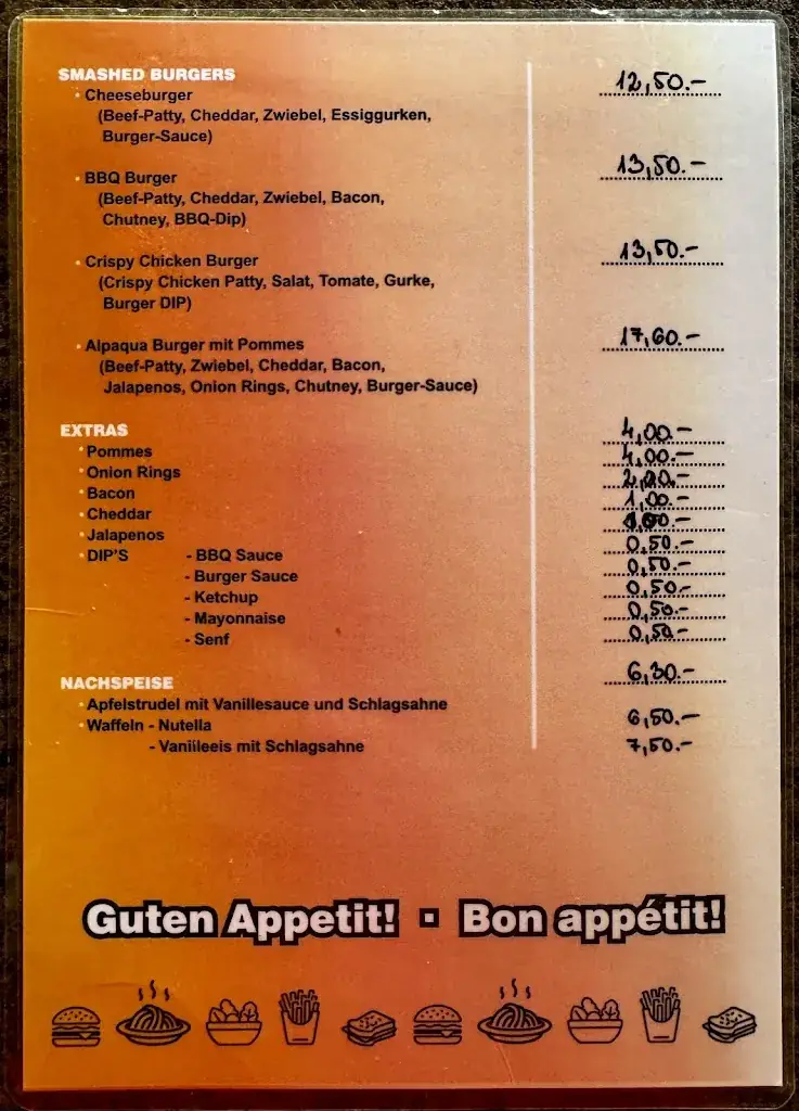 Menu_Alpaqua Strandbuffet_Piesendorf_immagine_1