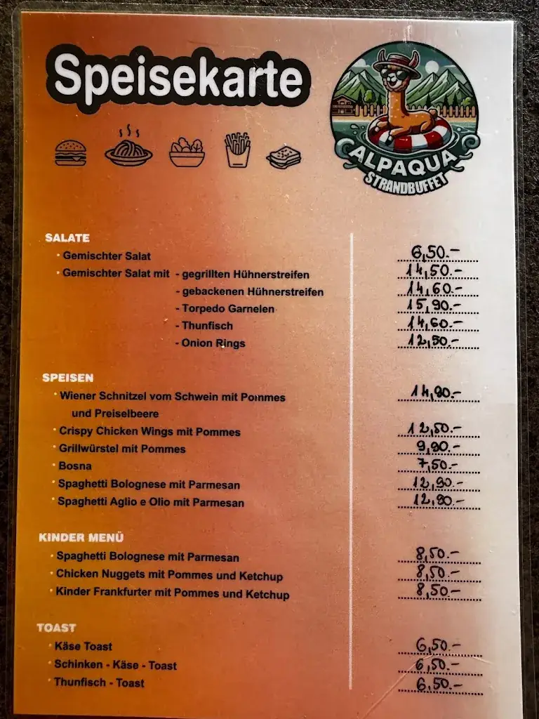 Menu_Alpaqua Strandbuffet_Piesendorf_immagine_2