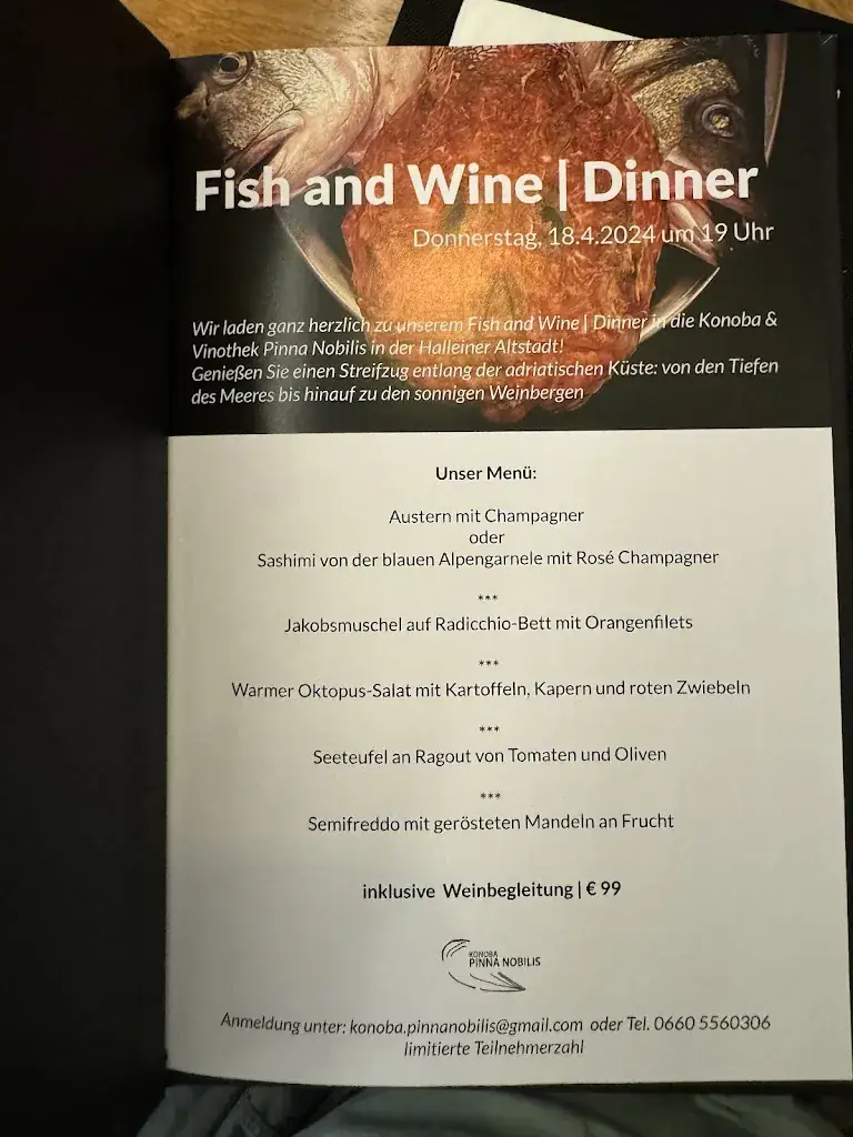 Menu_Konoba & Vinothek Pinna Nobilis_Oberalm_immagine_2