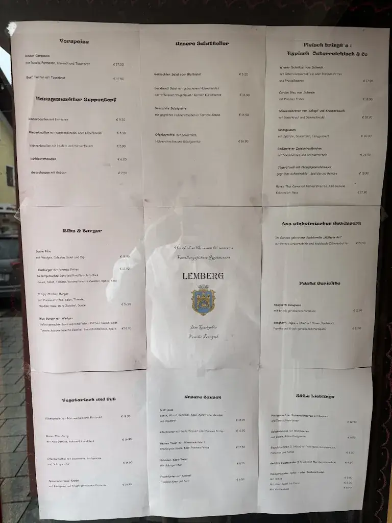 Menu_Cafe-Restaurant Lemberg_Radstadt_immagine_4