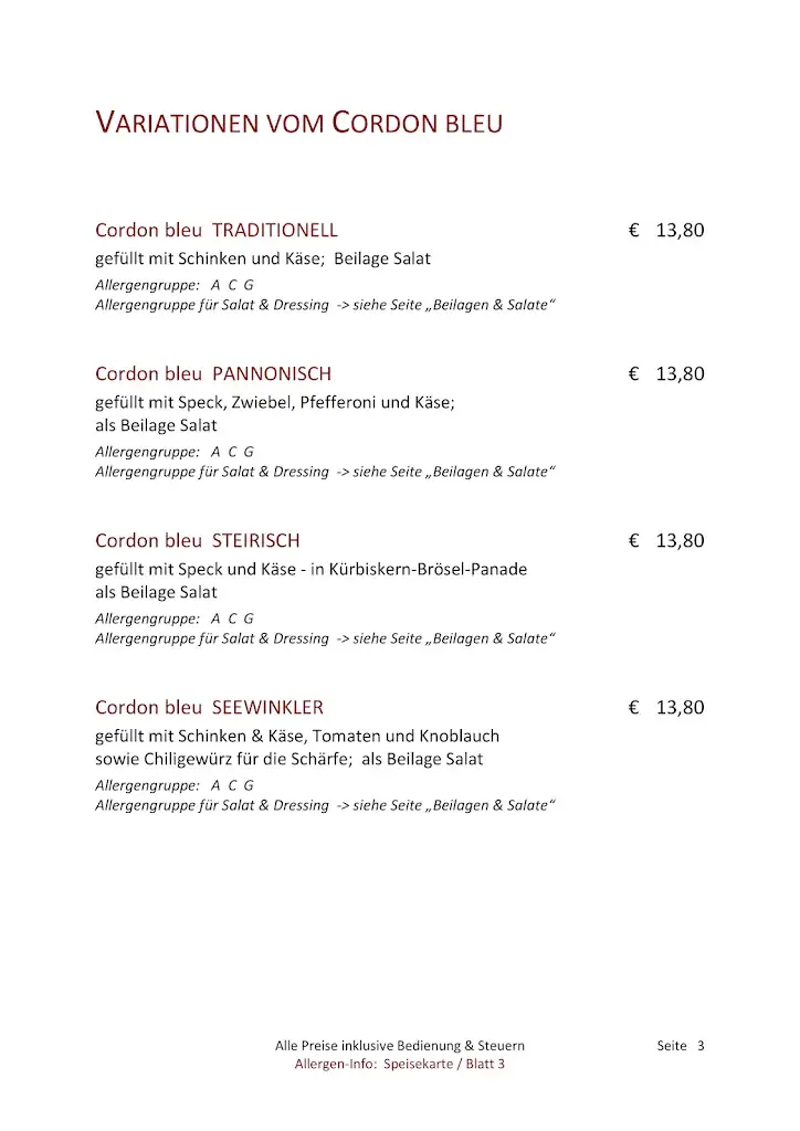 Menu_Wirtshaus zum Türkenturm_Pamhagen_immagine_1