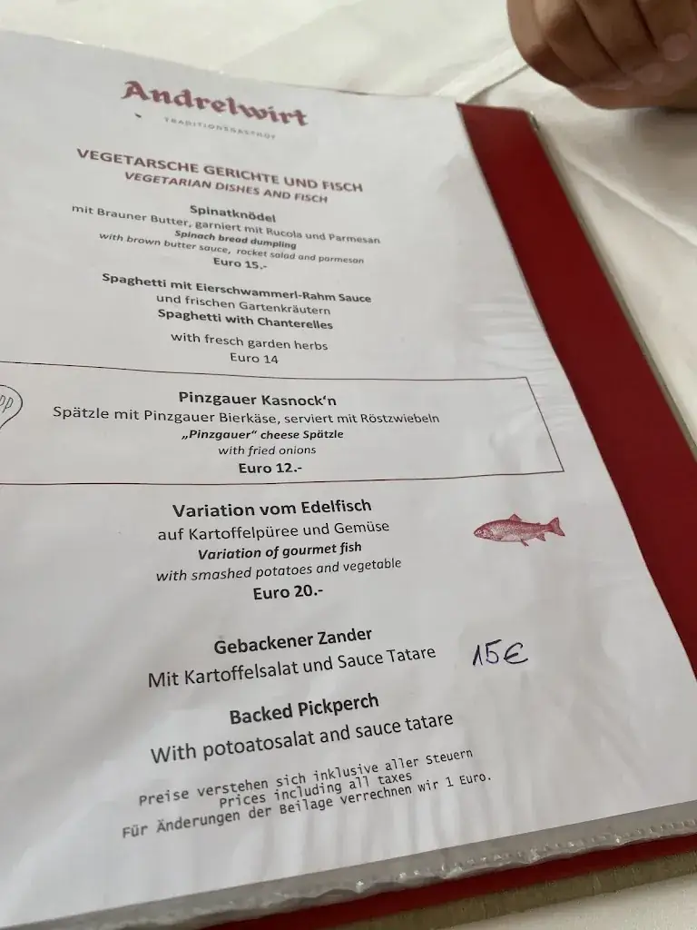 Menu_Gasthof Andrelwirt_Rauris_immagine_2