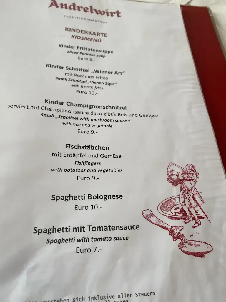 Menu_Gasthof Andrelwirt_Rauris_immagine_4