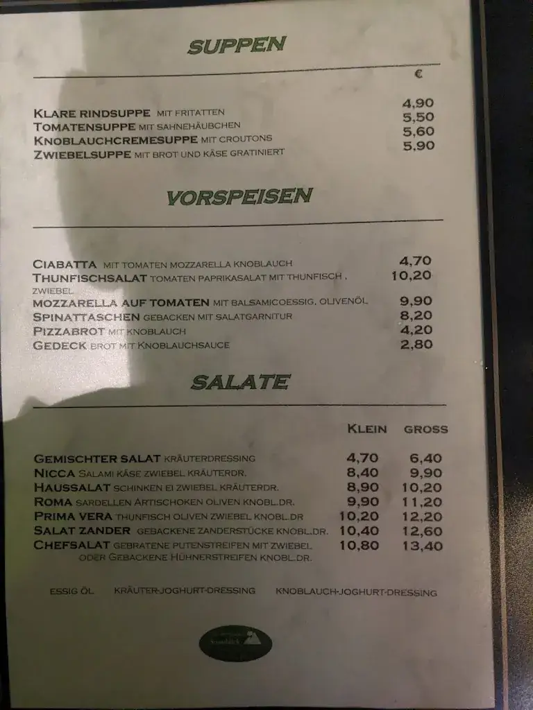 Menu_Cafe - Restaurant Sonnblick_Rauris_image_3