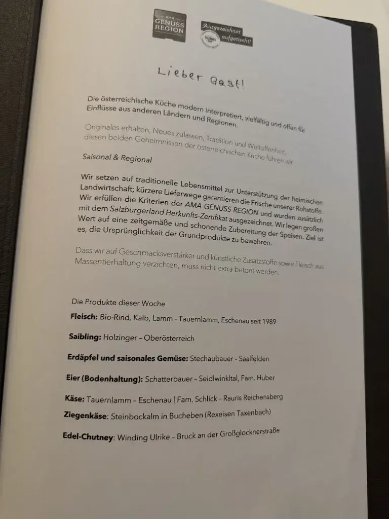 Menu_Restaurant Gusto_Rauris_immagine_1