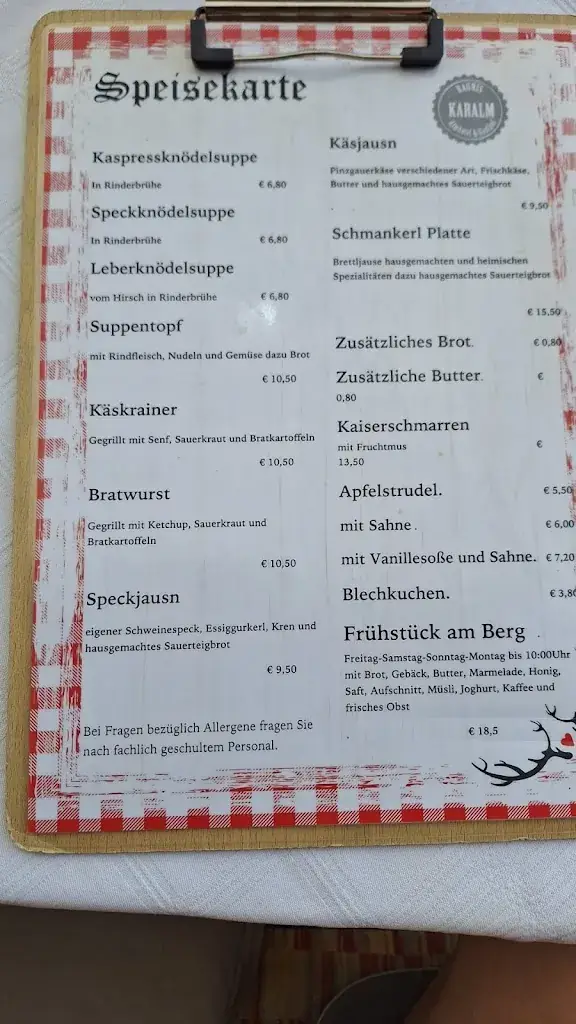 Menu_Karalm Rauris_Rauris_image_2