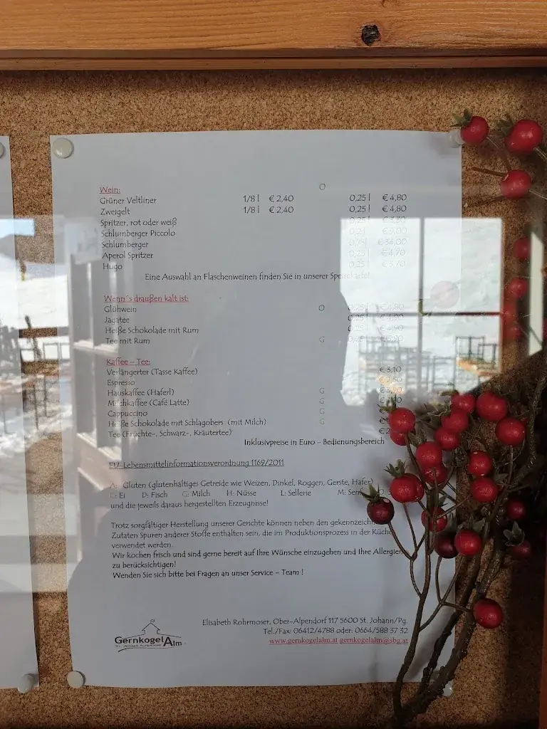 Menu_Gernkogelalm Rohrmoser_Plankenau_immagine_4