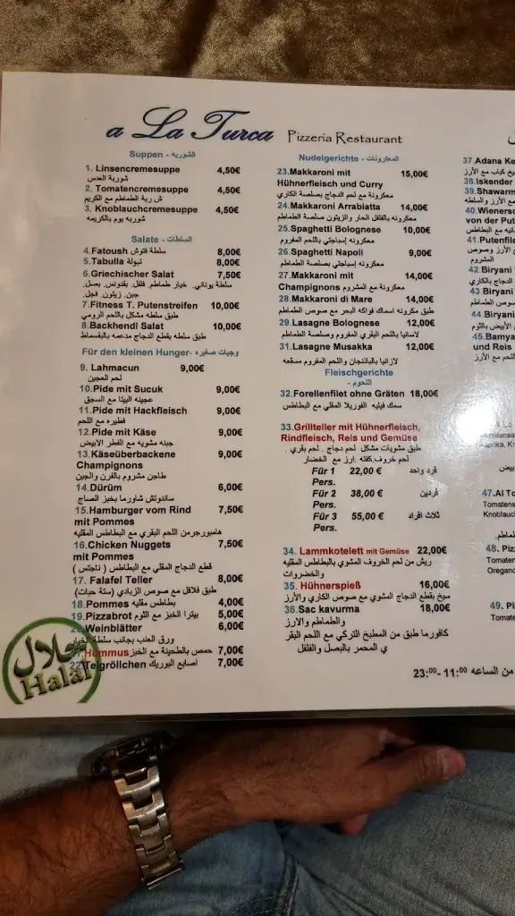 Menu_a la Turca - Pizzeria - Restaurant_Plankenau_image_2