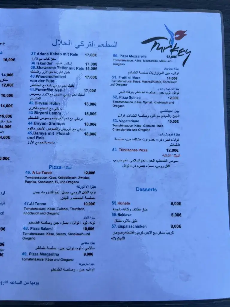 Menu_a la Turca - Pizzeria - Restaurant_Plankenau_image_4