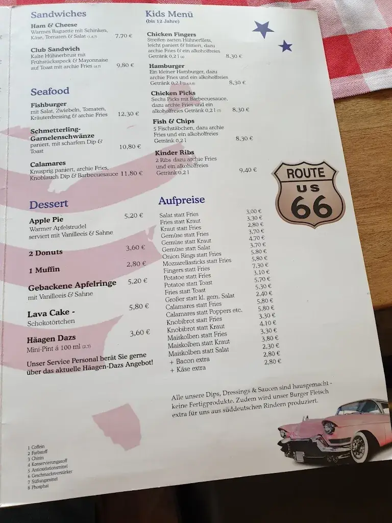 Menü_Restaurant little archie_Reinbach_Bild_1