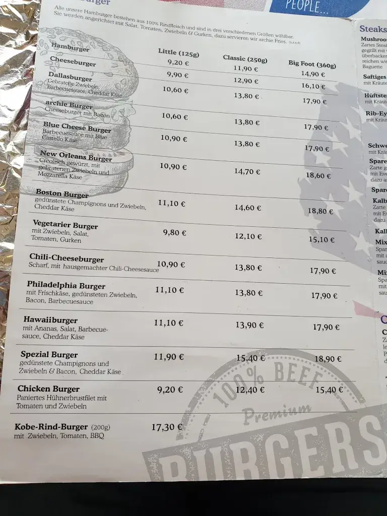 Menü_Restaurant little archie_Reinbach_Bild_3