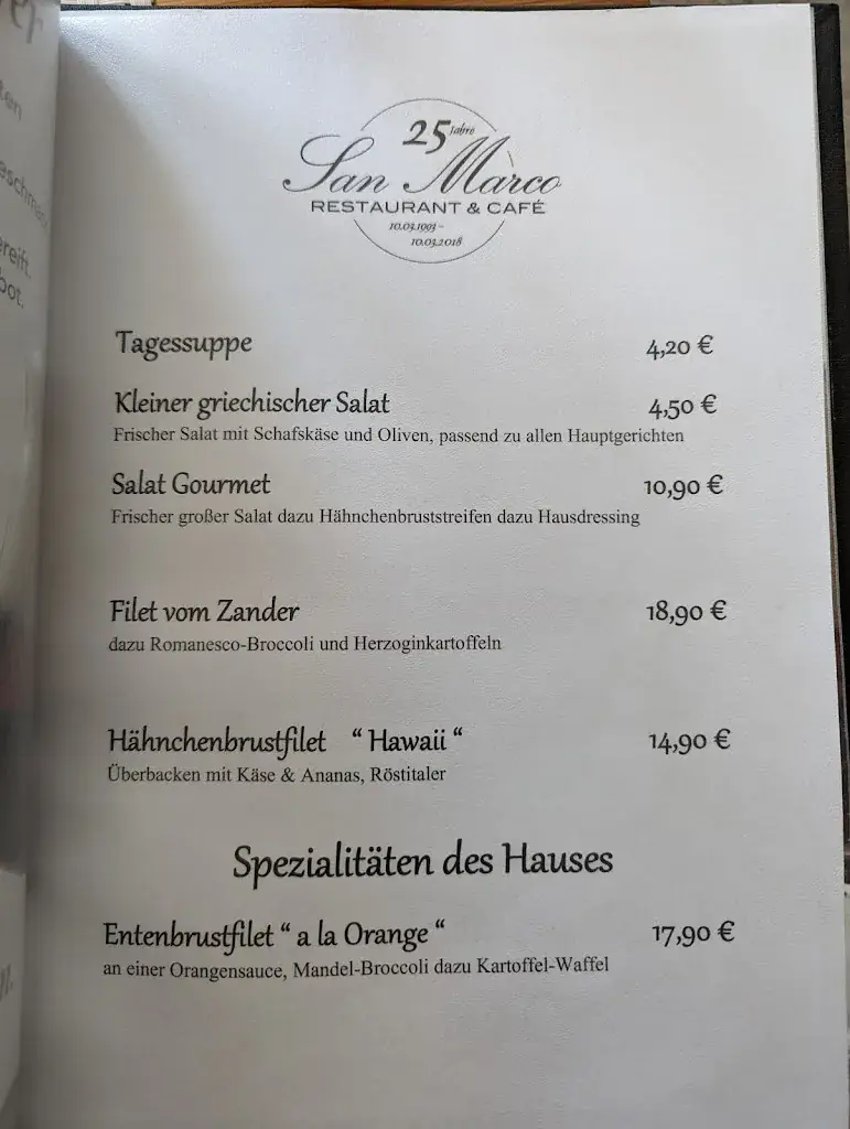 Menu_Restaurant & Café San Marco_Reinbach_image_4
