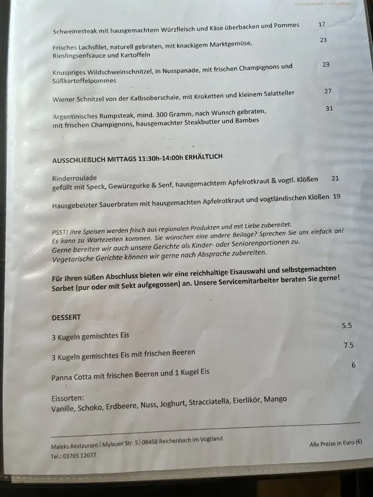 Menu_Maleks Restaurant | Catering - Silvia Malek_Reinbach_imagen_2