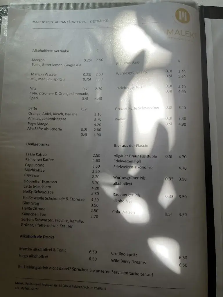 Menu_Maleks Restaurant | Catering - Silvia Malek_Reinbach_imagen_3