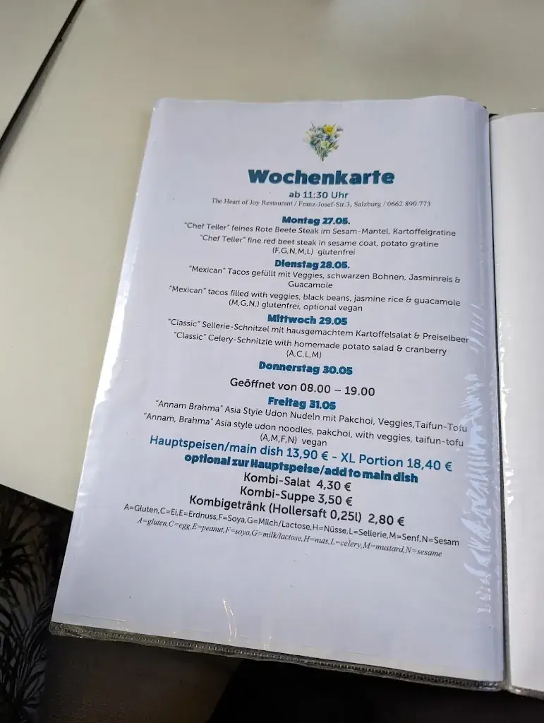 Menu_The Heart of Joy_Salzburg Stadt_image_2