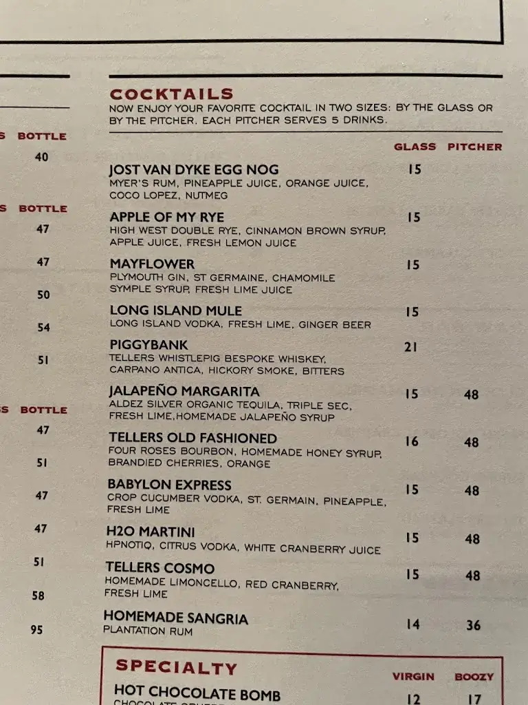 Menu_Tellers: An American Chophouse_Oslip_image_4