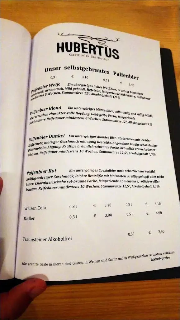 Menu_Gasthaus Hubertus_Saalfelden am Steinernen Meer_immagine_1
