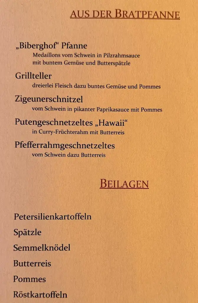 Menu_Gasthof Biberg_Saalfelden am Steinernen Meer_image_4