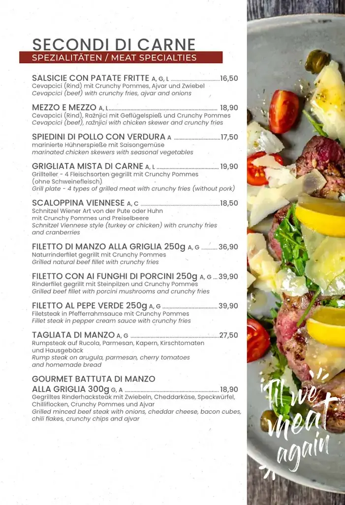 Menu_Pizzeria La Piazza_Saalfelden am Steinernen Meer_image_4