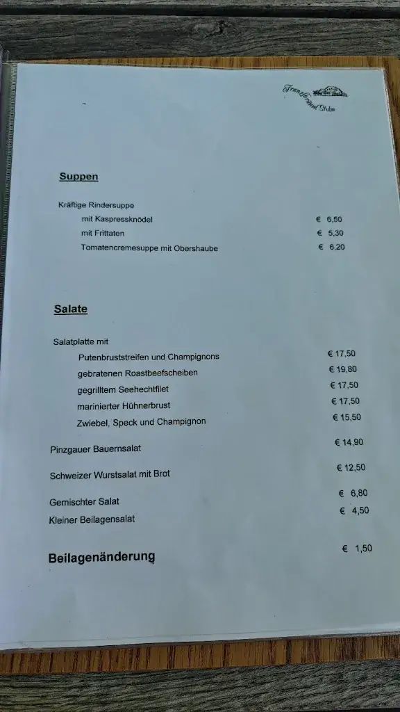 Menu_Franzlbrünnl-Stubn_Saalfelden am Steinernen Meer_image_3