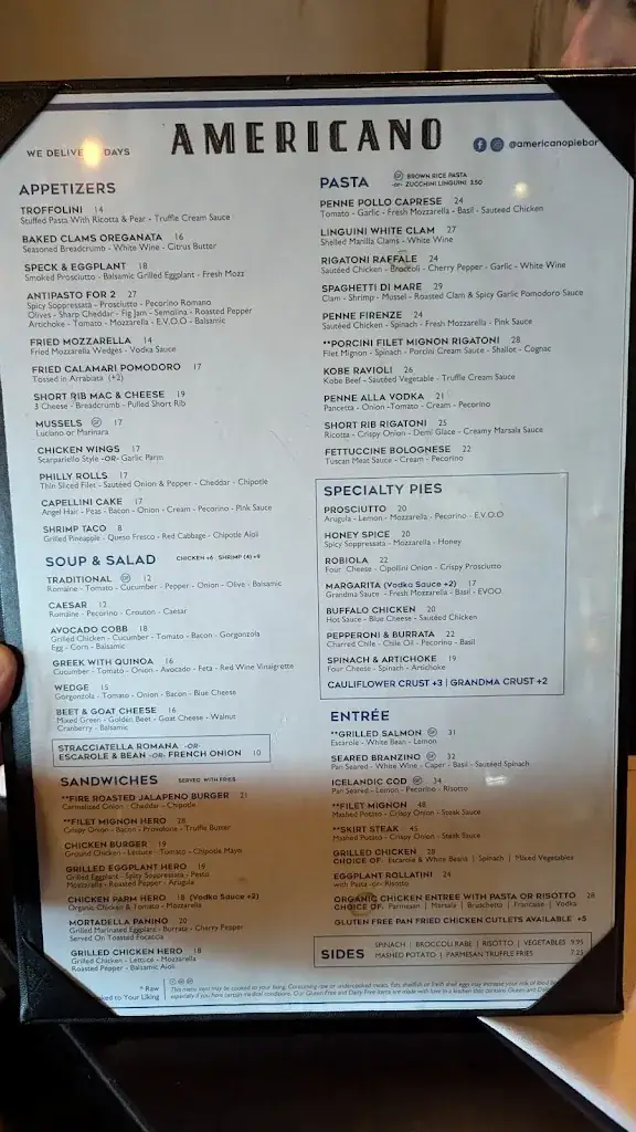 Menu_Americano Pie Bar_Oslip_immagine_4