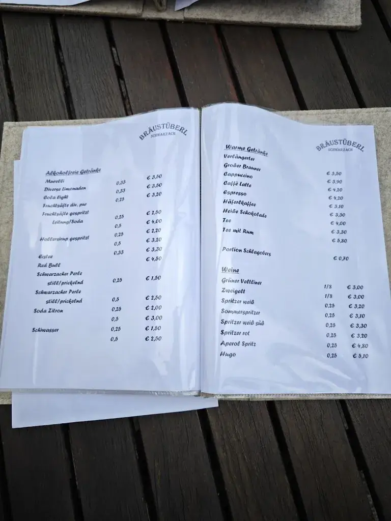 Menu_Bräustüberl Schwarzach_Schwarzach im Pongau_immagine_4