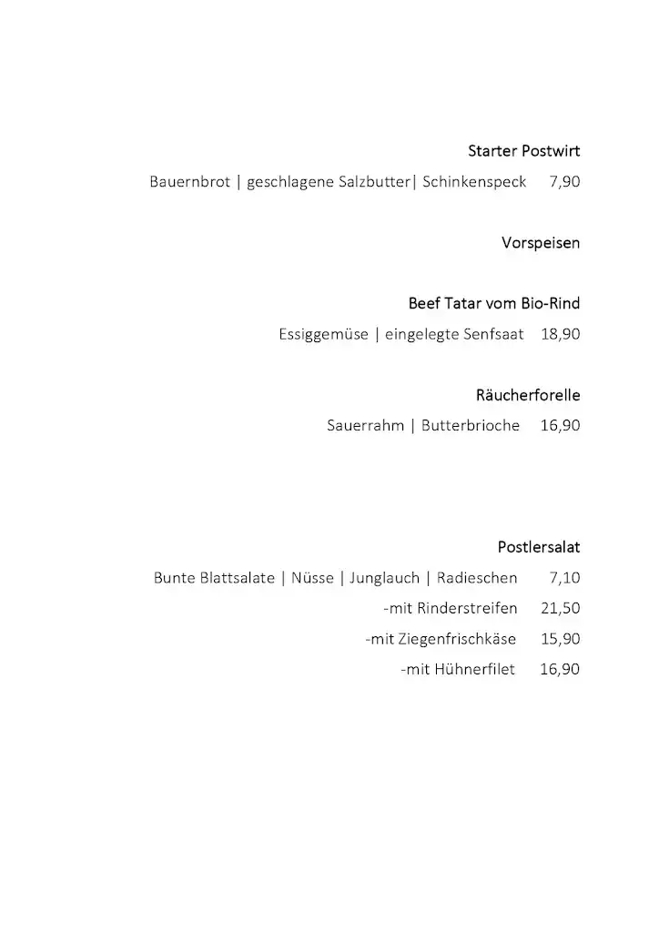 Menu_Hotel Gasthof Post_St. Martin of Tennengebirge_image_4