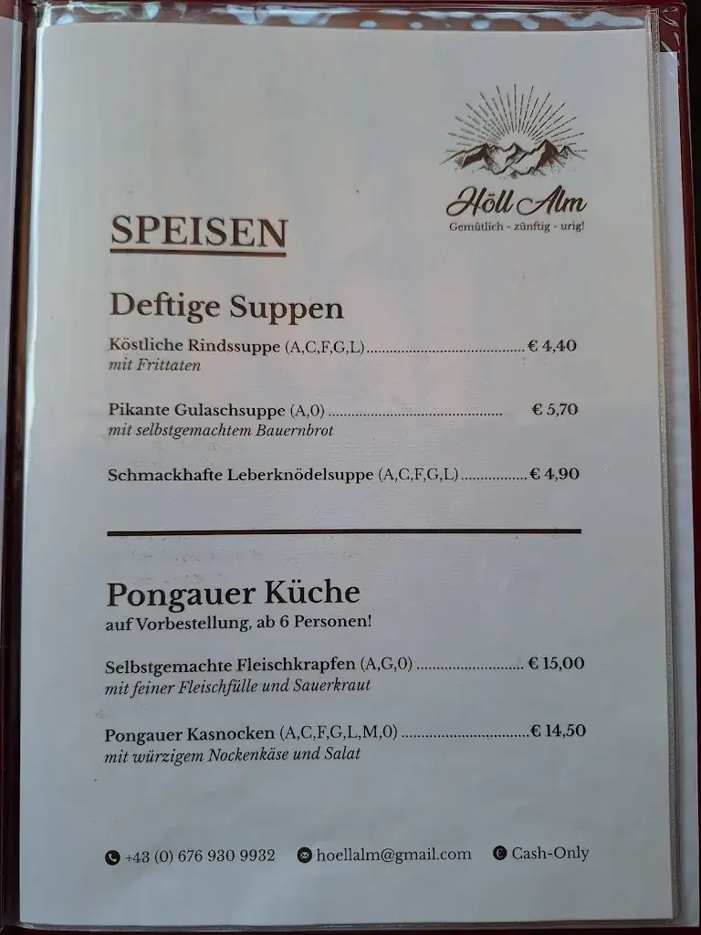 Menu_Höllalm_St. Martin of Tennengebirge_image_4