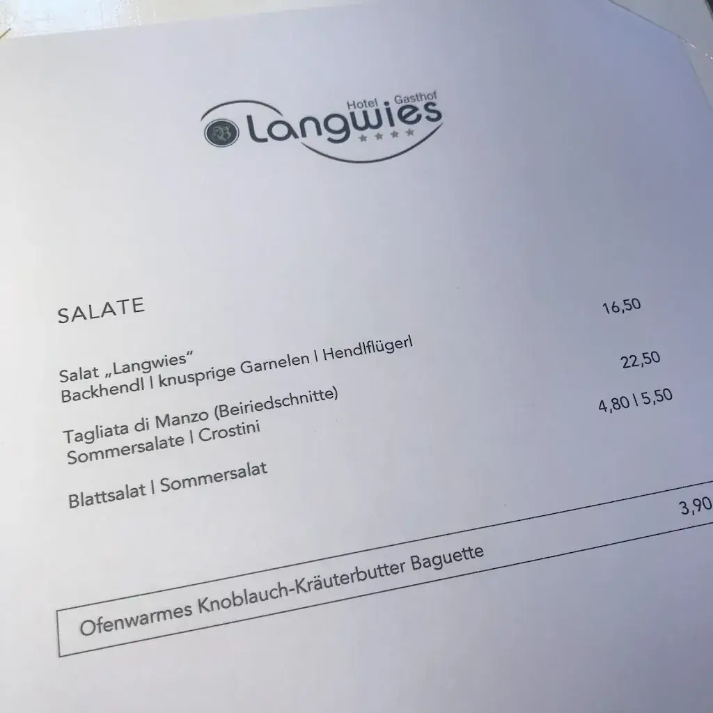 Menu_Restaurant Langwies_Taugl_immagine_1