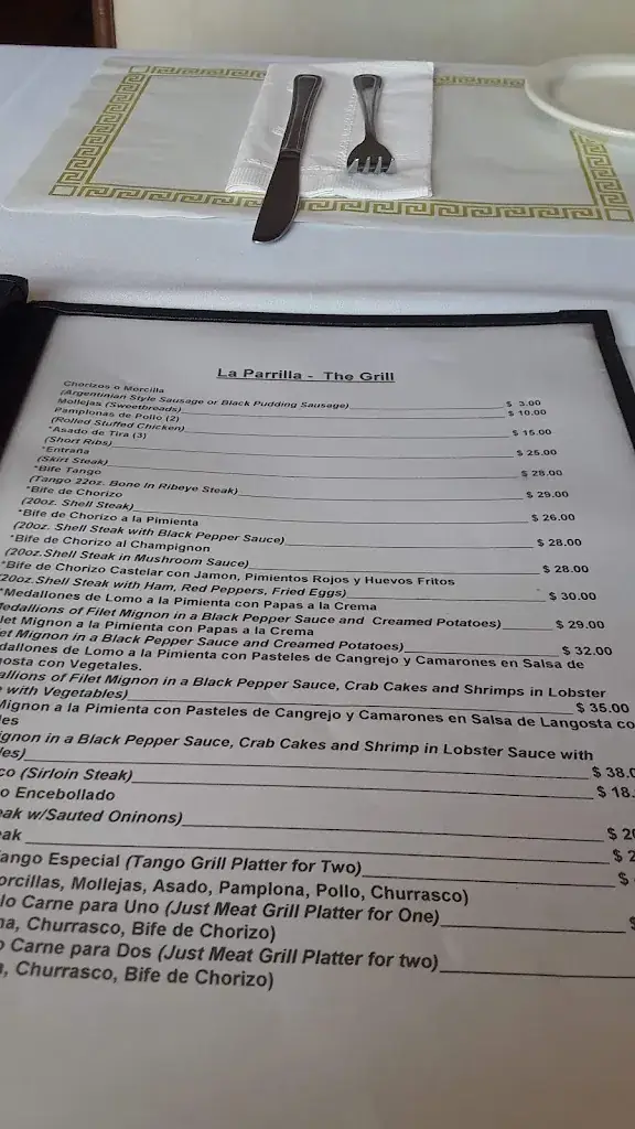 Menu_Tango Argentinian Steakhouse_Oslip_image_4