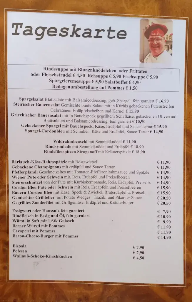Menu_Wirt in der Rosenau_Seewalchen_immagine_2