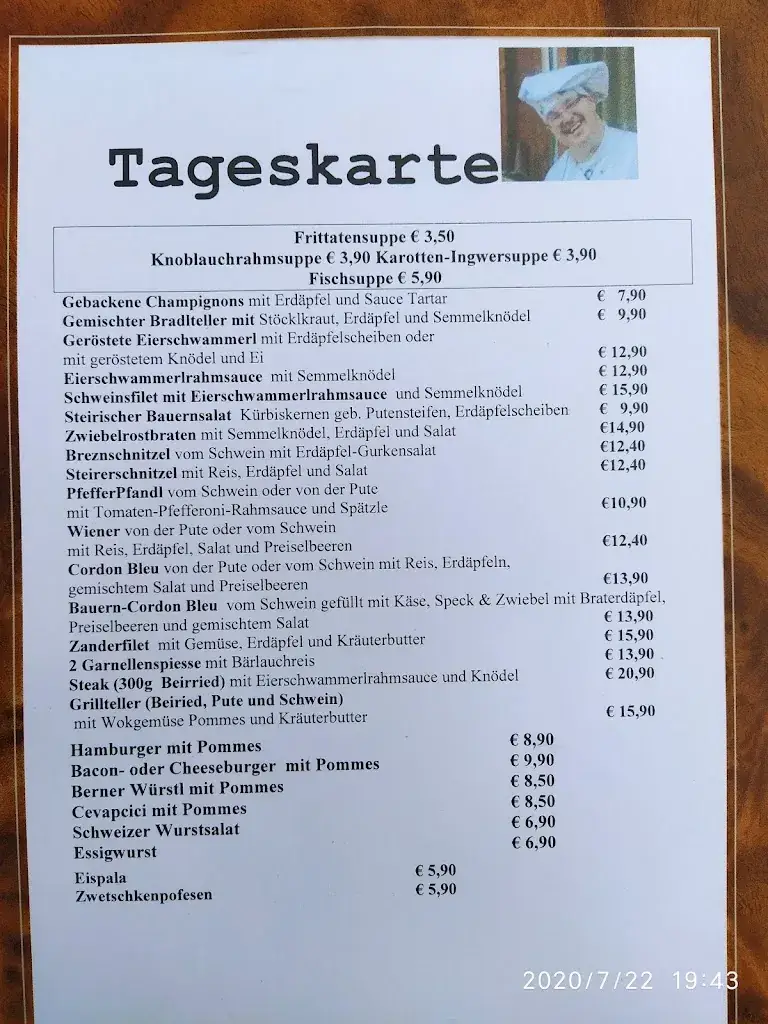 Menu_Wirt in der Rosenau_Seewalchen_immagine_3