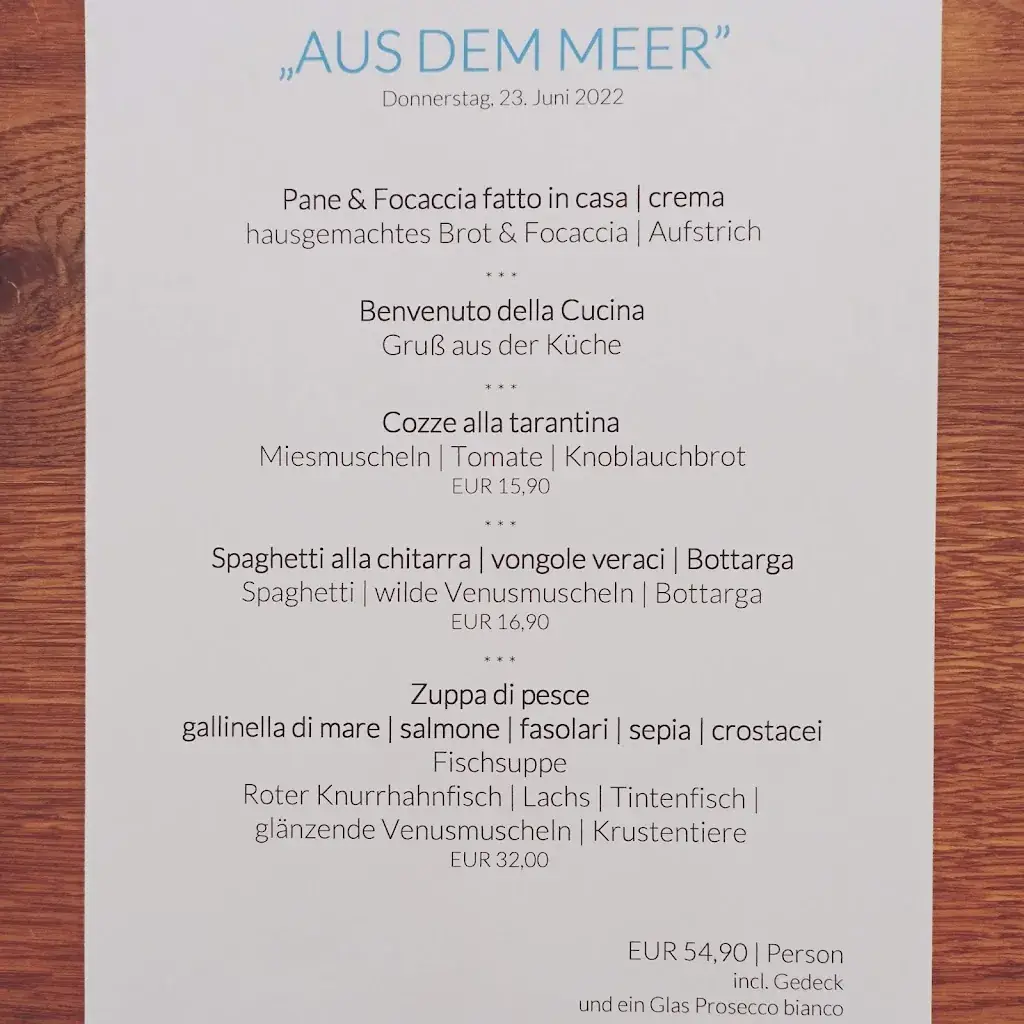 Menu_Restaurant La Trattoria_Seewalchen_image_1