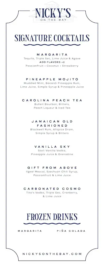 Menu_Nicky's on the Bay_Oslip_image_4