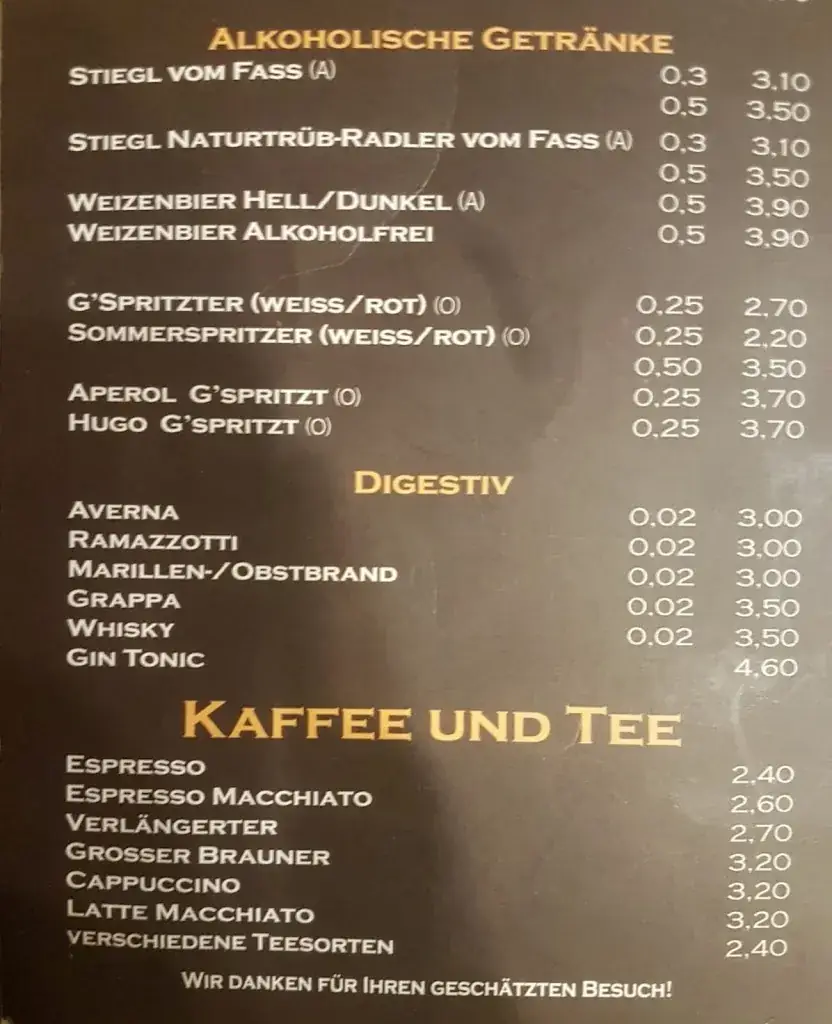 Menu_Pizzeria La Rucola_Seewalchen_image_1