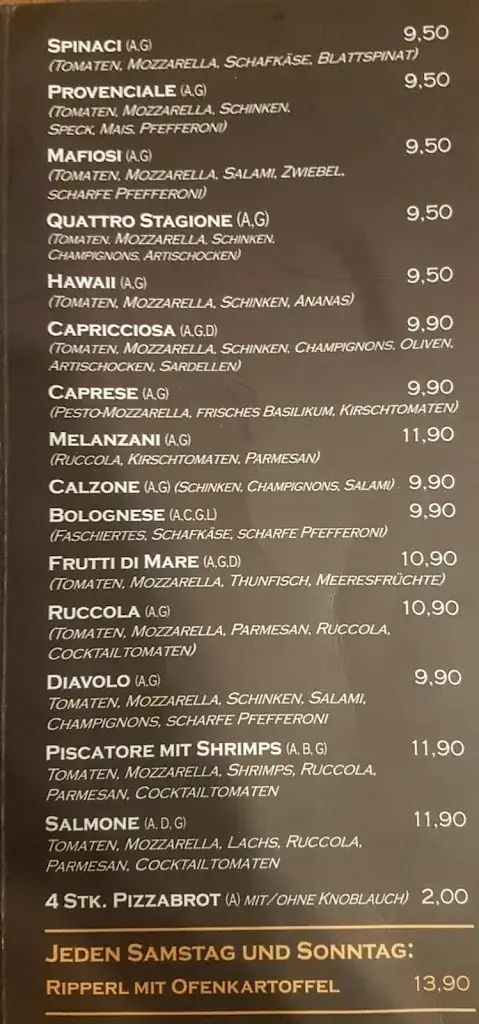 Menu_Pizzeria La Rucola_Seewalchen_image_3