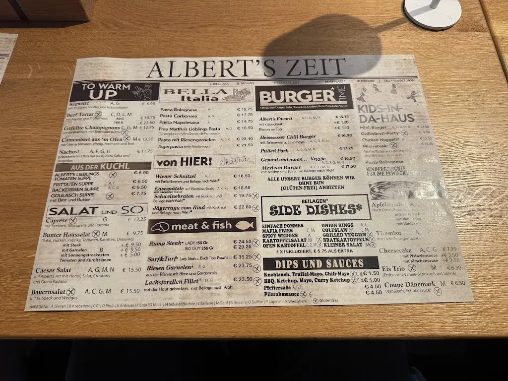 Menu_Bei Albert_Uttendorf_immagine_2