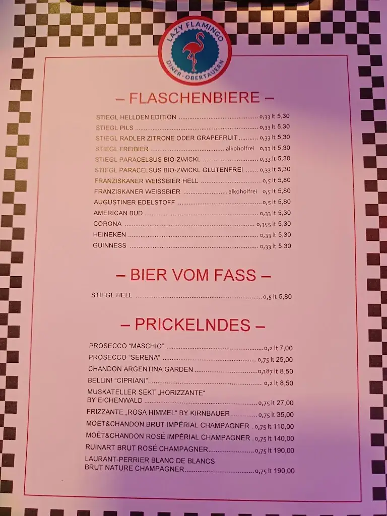 Menu_Lazy Flamingo Diner - American Restaurant & Bar_Tweng_image_1