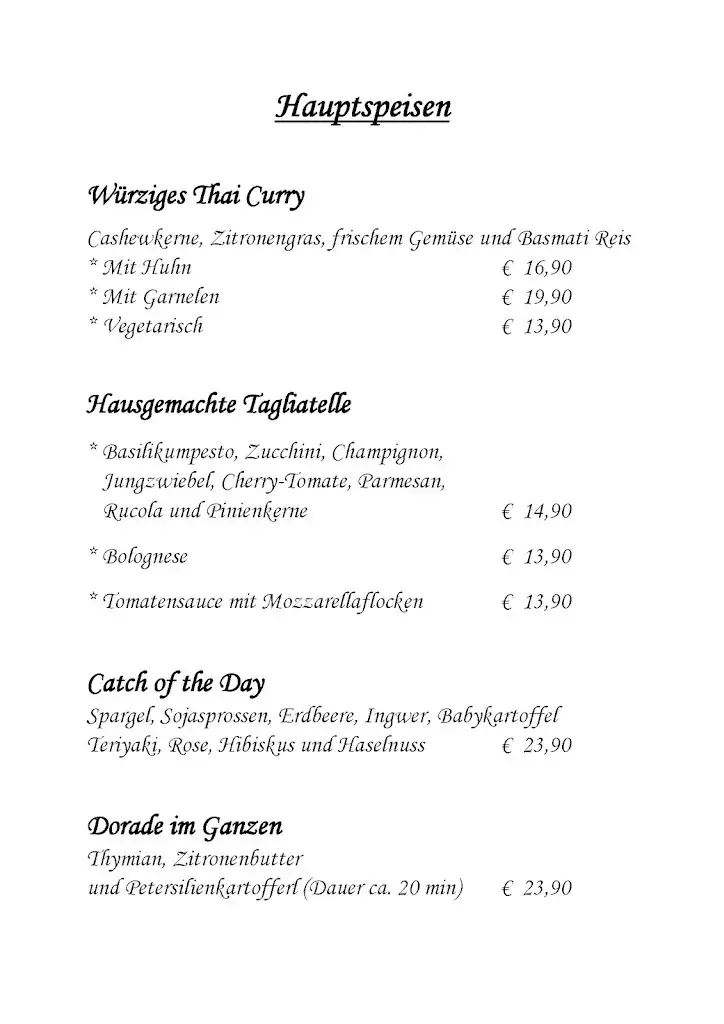 Menu_Restaurant Ronach_Wald im Pinzgau_image_1