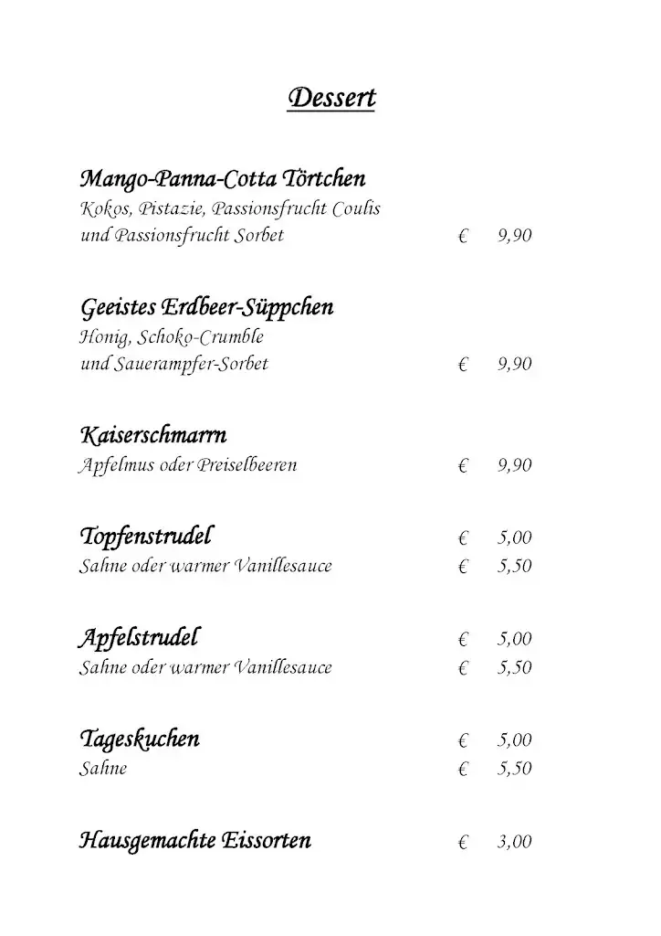 Menu_Restaurant Ronach_Wald im Pinzgau_image_2