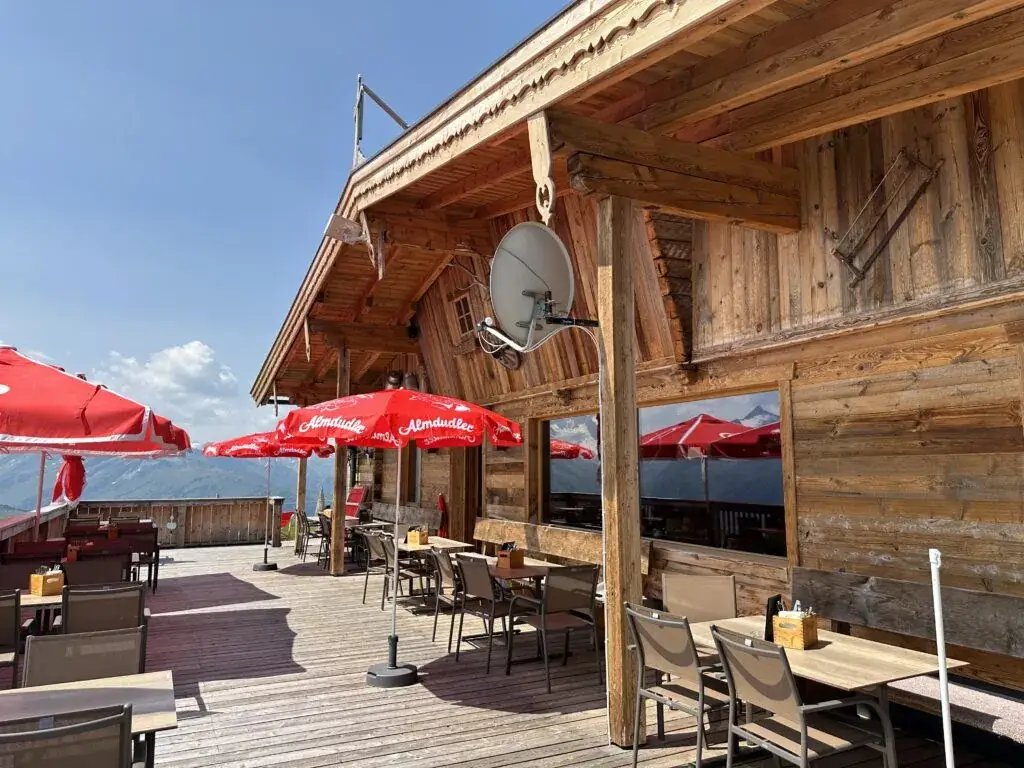 Panoramaalm Königsleitn restaurant à Wald im Pinzgau